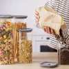 Fresh XXL oppbevaringskrukke 3,5L glass/grå