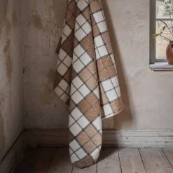 Frode pledd 130x170 cm brun