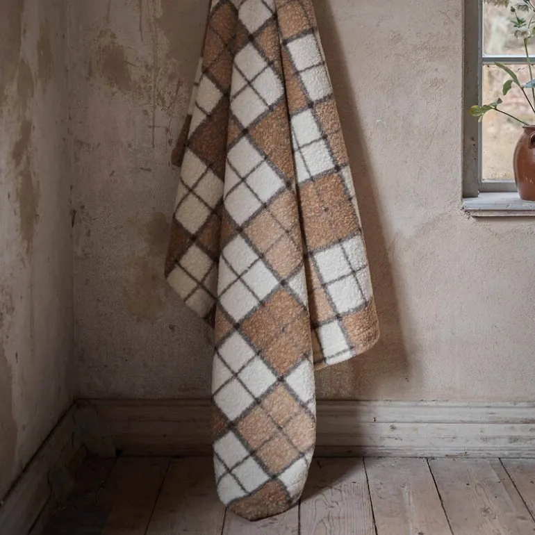 Frode pledd 130x170 cm brun