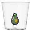 Fruits & Flowers vannglass 35 cl avokado