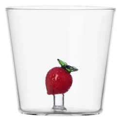 Fruits & Flowers vannglass 39 cl jordbær