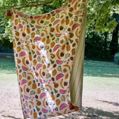 Fruitta pledd 160x130 cm frukt