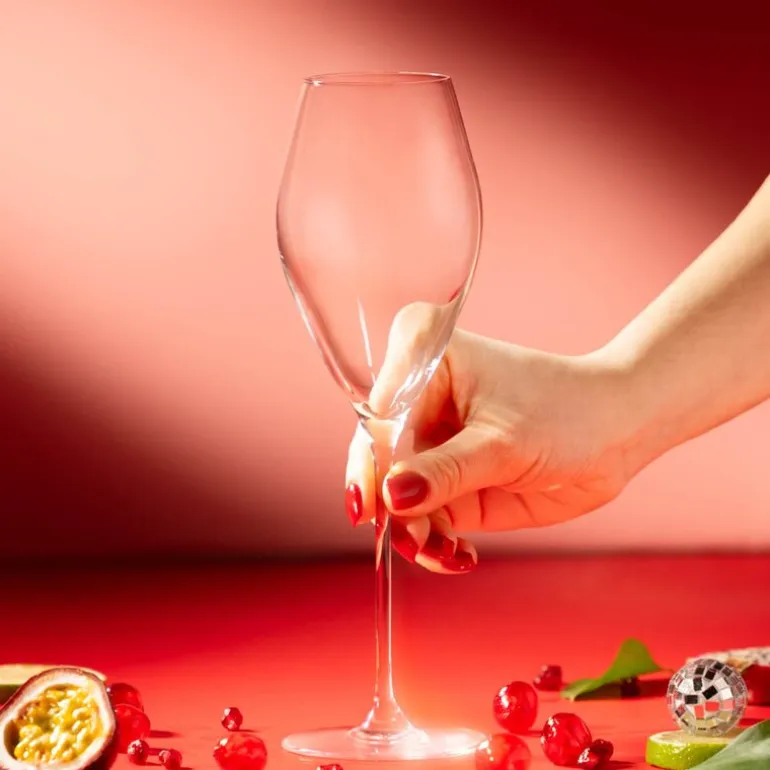 Fryd champagneglass 27 cl 4 stk klar