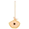 Fuglehus 16 cm gul oker