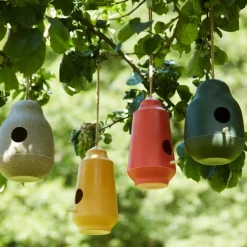 Fuglehus 25 cm natur