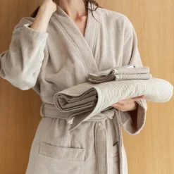 Gaia badekåpe L/XL sand