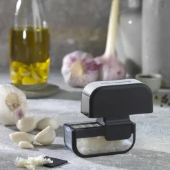 Garlic hvitløksrasp svart/stål