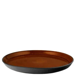 Gastro tallerken 27 cm svart/amber