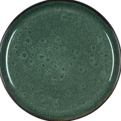 Gastro tallerken 21 cm svart/grønn