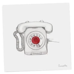 Gavelapp grå telefon