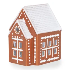 Gingerbread lyshus Kirke LED 8,5 brun