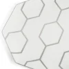 Gio Platinum tallerken åttekantet 23 cm