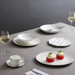 Gio Platinum tallerken åttekantet 23 cm