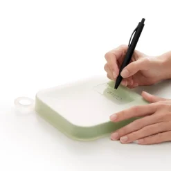 Gjenbrukbart sandwichetui 18 cm grønn/klar