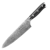 G10 kokkekniv 32 cm svart