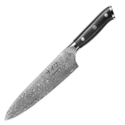 G10 kokkekniv 32 cm svart