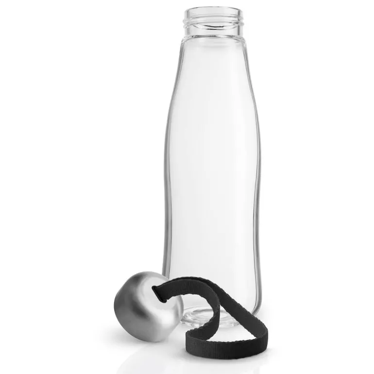 Glassdrikkeflaske 0,5L svart