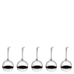 Glasskule 8 cm speil 5 stk