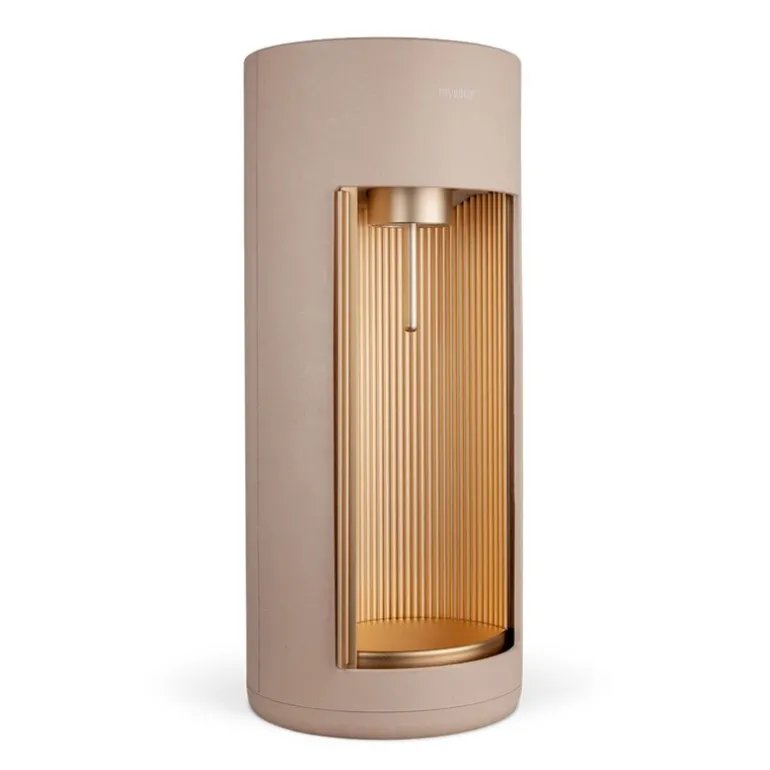 Glassy kullsyremaskin uten sylinder latte