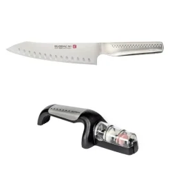 Global Ni kokkekniv oriental med våtsliper 20 cm