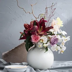 Globo vase 20 cm hvit