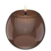 Globus bordlykt 12 cm amber
