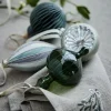 Glosille ornament 14,5 cm grønn