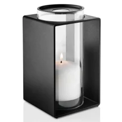 Glow lyslykt 18 cm svart