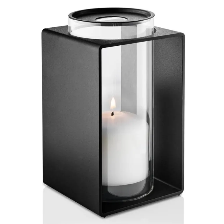 Glow lyslykt 18 cm svart