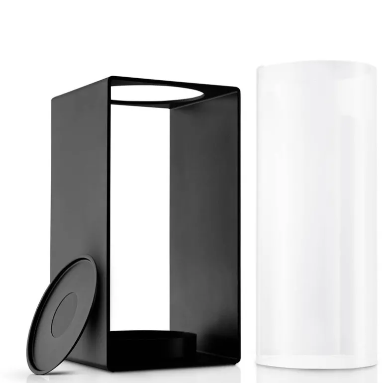 Glow lyslykt 30 cm svart
