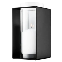 Glow lyslykt 23,5 cm svart