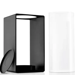 Glow lyslykt 23,5 cm svart