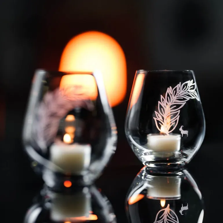 Goat vannglass/telysholder 42 cl klar