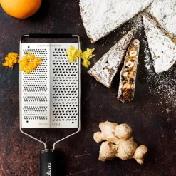 Gourmet Dual Blade rivjern dobbel fin/grov svart