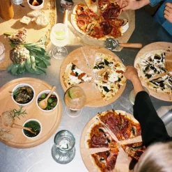 Grand Cru pizzabrett 35 cm og skjærer