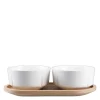 Grand Cru tapassett 19x10 cm 2 stk hvit