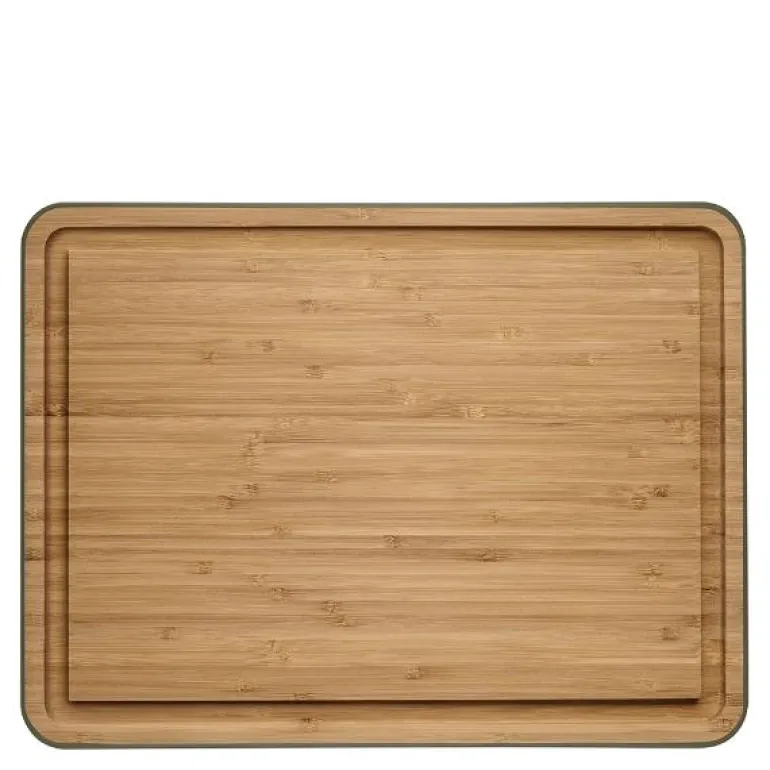 Green Tool bambusskjærefjøl med rille 39x28 cm