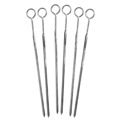 Grillspyd 25 cm 6 stk stål