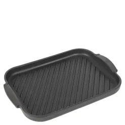 Grill2Table rillet grillplate 38x26 cm svart