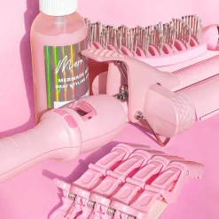 Grip hårklype 4 stk rosa
