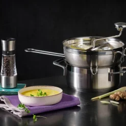 Grønnsaksmølle i rustfritt stål 22 cm