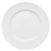 Groovy asjett 19 cm hvitt porselen