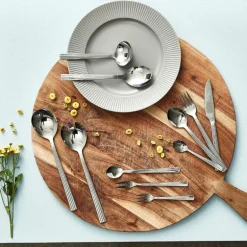 Groovy salatsett rustfritt stål