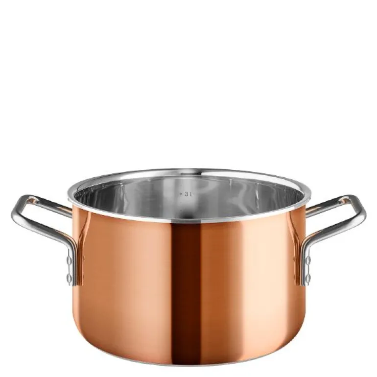 Gryte 3,9L 20 cm kobber
