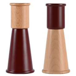 Gurken salt- og pepperkvern 15 cm 2 stk mørk rød/brun