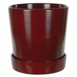 Haga XL potte med fat Ø16 H18 cm rød