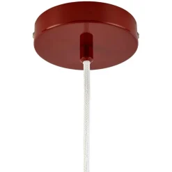 Haipot pendel 15 cm mørkerød
