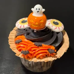 Halloween kakepynt 4 stk multi