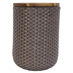 Halo sit puff med oppbevaring 34x45 cm taupe