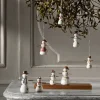 Hammershøi Christmas figur 2 stk snøgutt og snøjente hvit